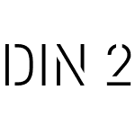 DIN 2014 Stencil