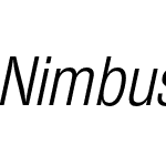 Nimbus Sans Novus Cond