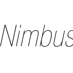 Nimbus Sans Novus Cond