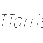 Harrison Serif Pro DEMO