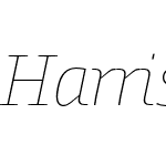 Harrison Serif Pro DEMO