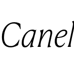 Canela Text LCG