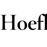 Hoefler Titling