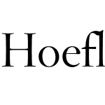 Hoefler Titling