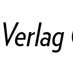 Verlag Condensed