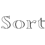 Sortefax