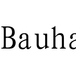 Bauhaus ITC