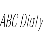 ABC Diatype Compressed