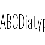 ABC Diatype Compressed