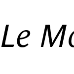 Le Monde Sans