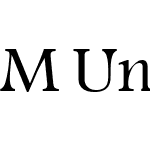 M Unicode Noora