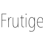 Frutiger Neue LT Pro