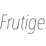 Frutiger Neue LT Pro