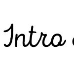 Intro Script R