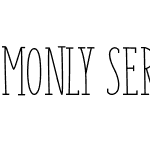 Monly Serif