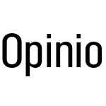 Opinion Pro Condensed