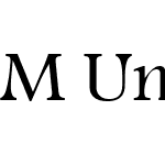 M Unicode Sima