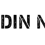 DIN Next Stencil Rust