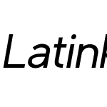 Latinka-Italic