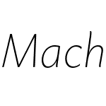 Macho-ExtraLightItalic