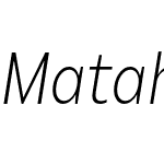 Matahari Condensed