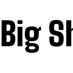 Big Shoulders Text