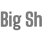 Big Shoulders Inline Text