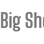 Big Shoulders Inline Text