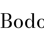 Bodoni Moda 9pt