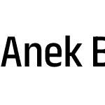 Anek Bangla SemiCondensed