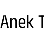 Anek Tamil SemiCondensed