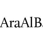 AraAlBayan-Regular