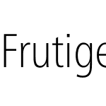 Frutiger Neue LT Pro