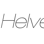 Helvetica Neue LT W1G