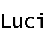 Lucida Grande Mono W1G