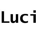 Lucida Grande Mono W1G