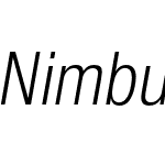 Nimbus Sans Cond L