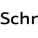 Schnebel Sans Pro Expand