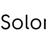 Solomon Sans