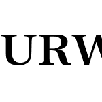 URW Antiqua Wide