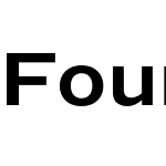 Foundation Sans Wide