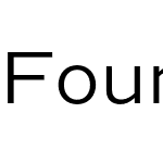 Foundation Sans Wide