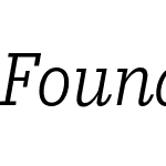 Foundation Serif Didot