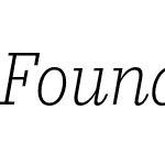 Foundation Serif Didot