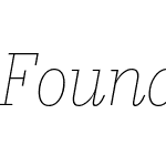 Foundation Serif Didot