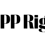 PP Right Sans