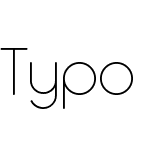 Typo Round Thin Demo