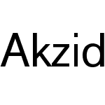 Akzidenz-Grotesk Pro