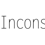 Inconsolata Condensed