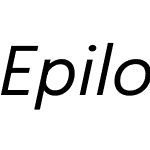 Epilogue